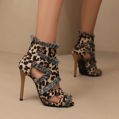 Naya Denim-Fringe Heels