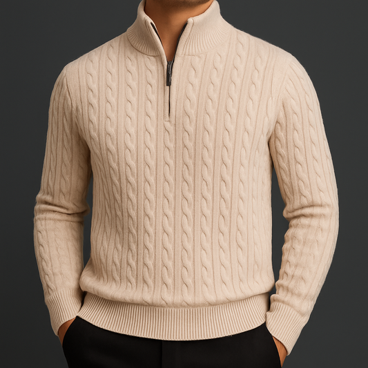 Savren Wool Quarter-Zip