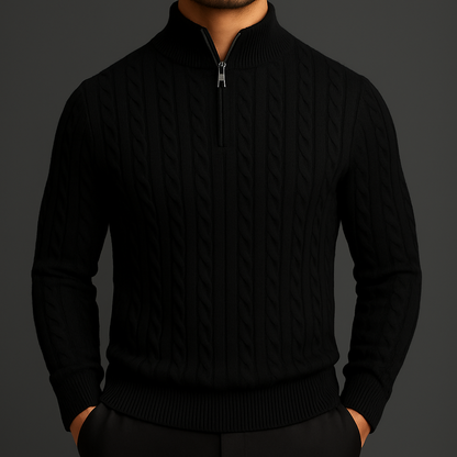 Savren Wool Quarter-Zip
