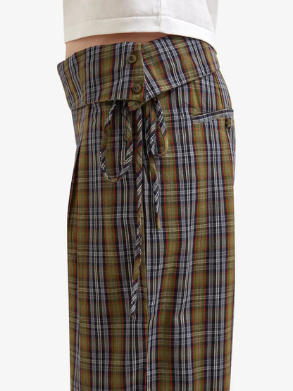 Arlo Plaid Relaxed Trousers
