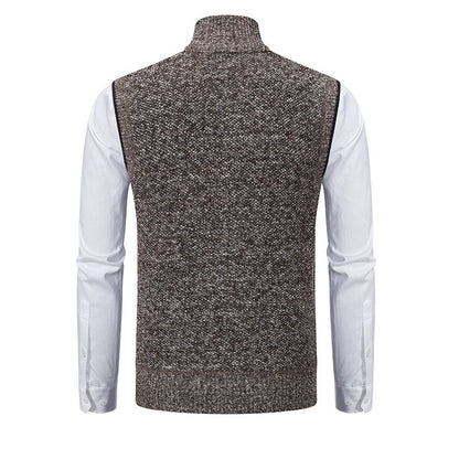 Enzo Knitted Zip Vest