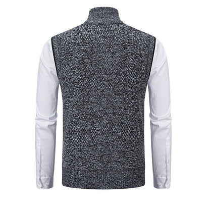 Enzo Knitted Zip Vest