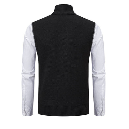 Enzo Knitted Zip Vest