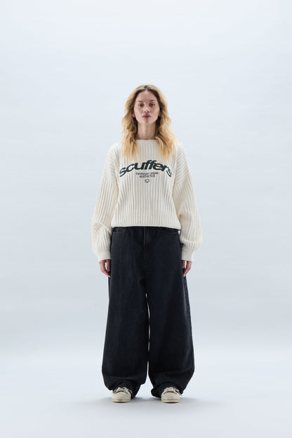 Massimo Ribbed Knit Sweater