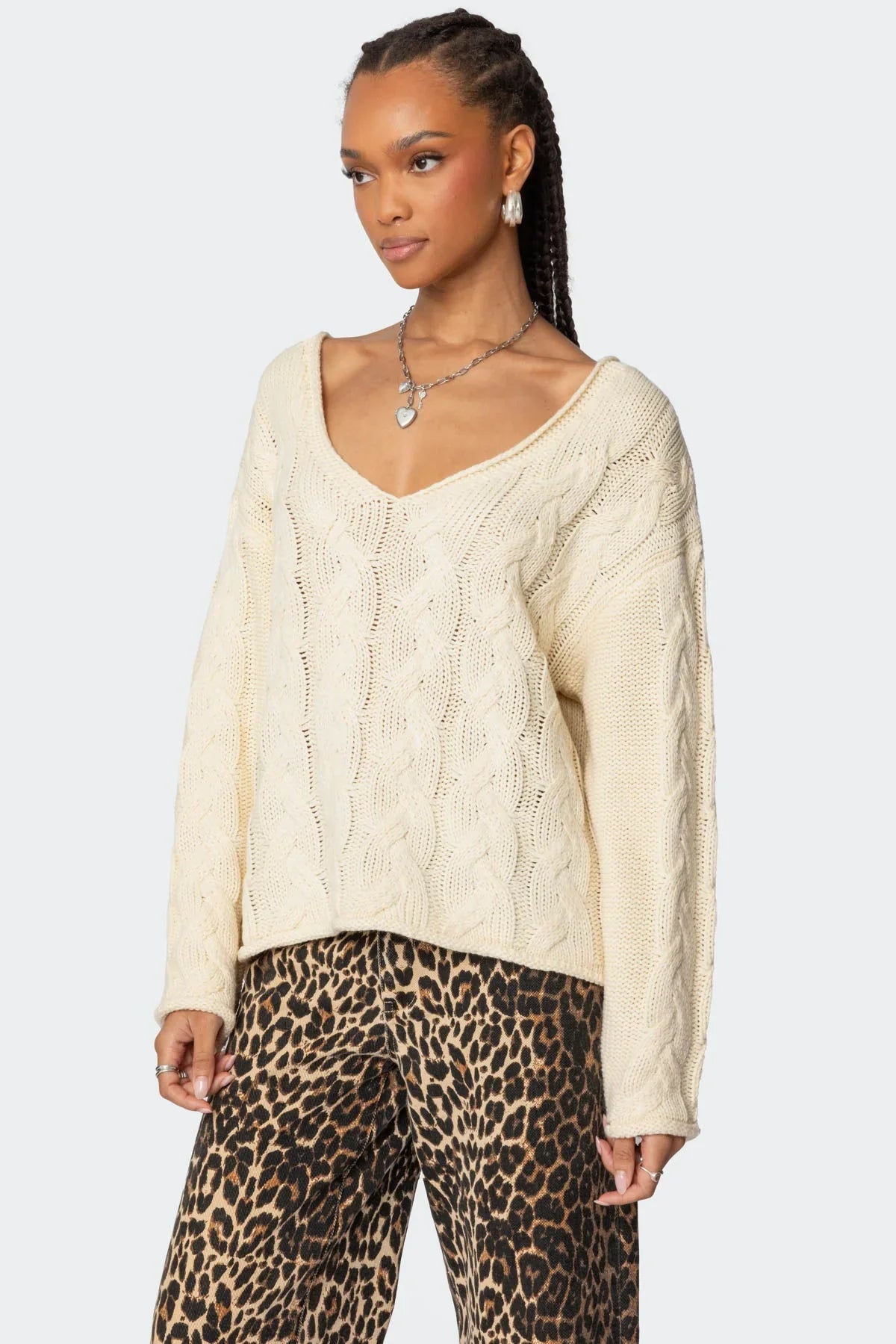 Harbor Cable Knit Sweater