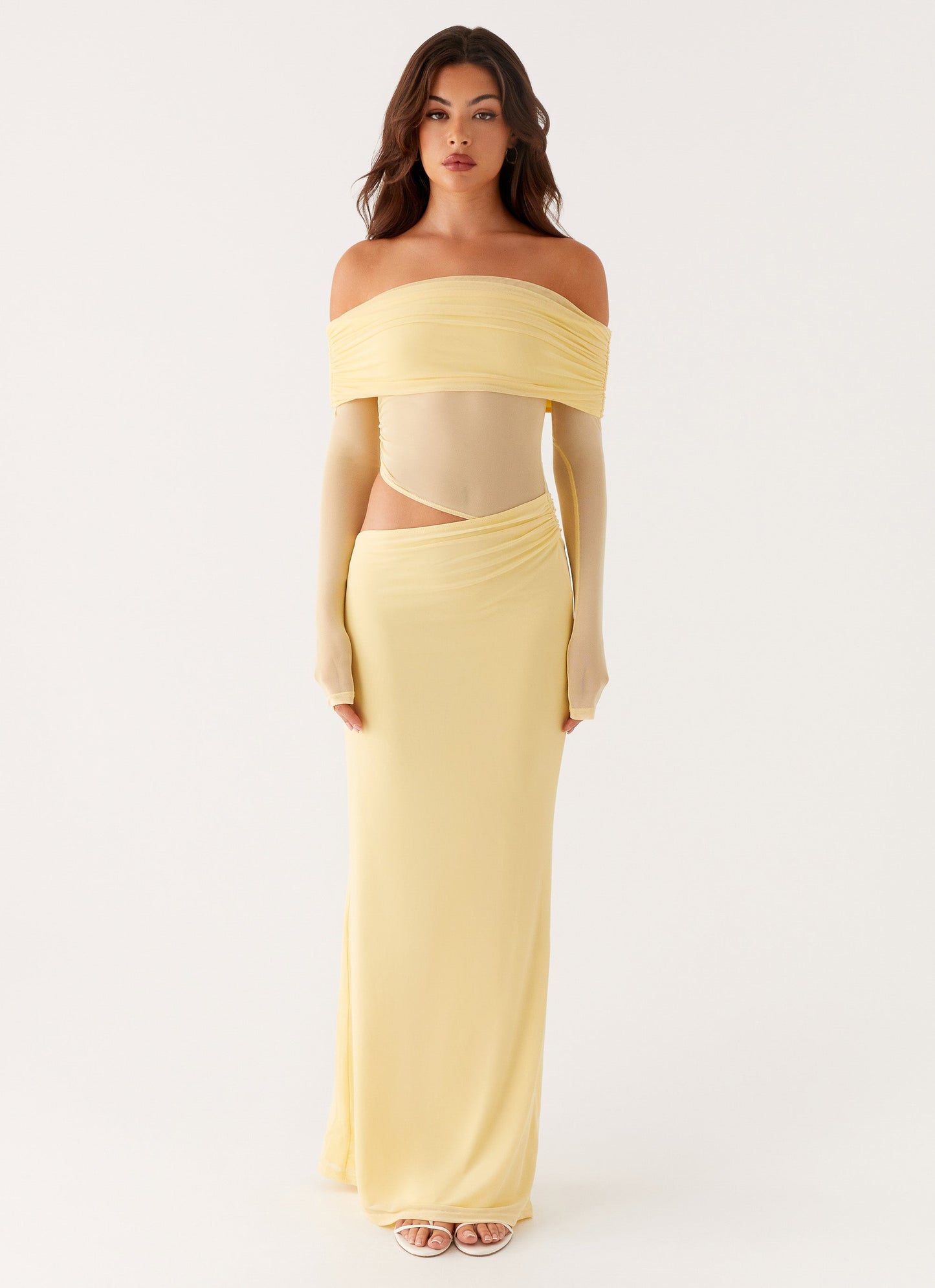 Solana Mesh Maxi Dress