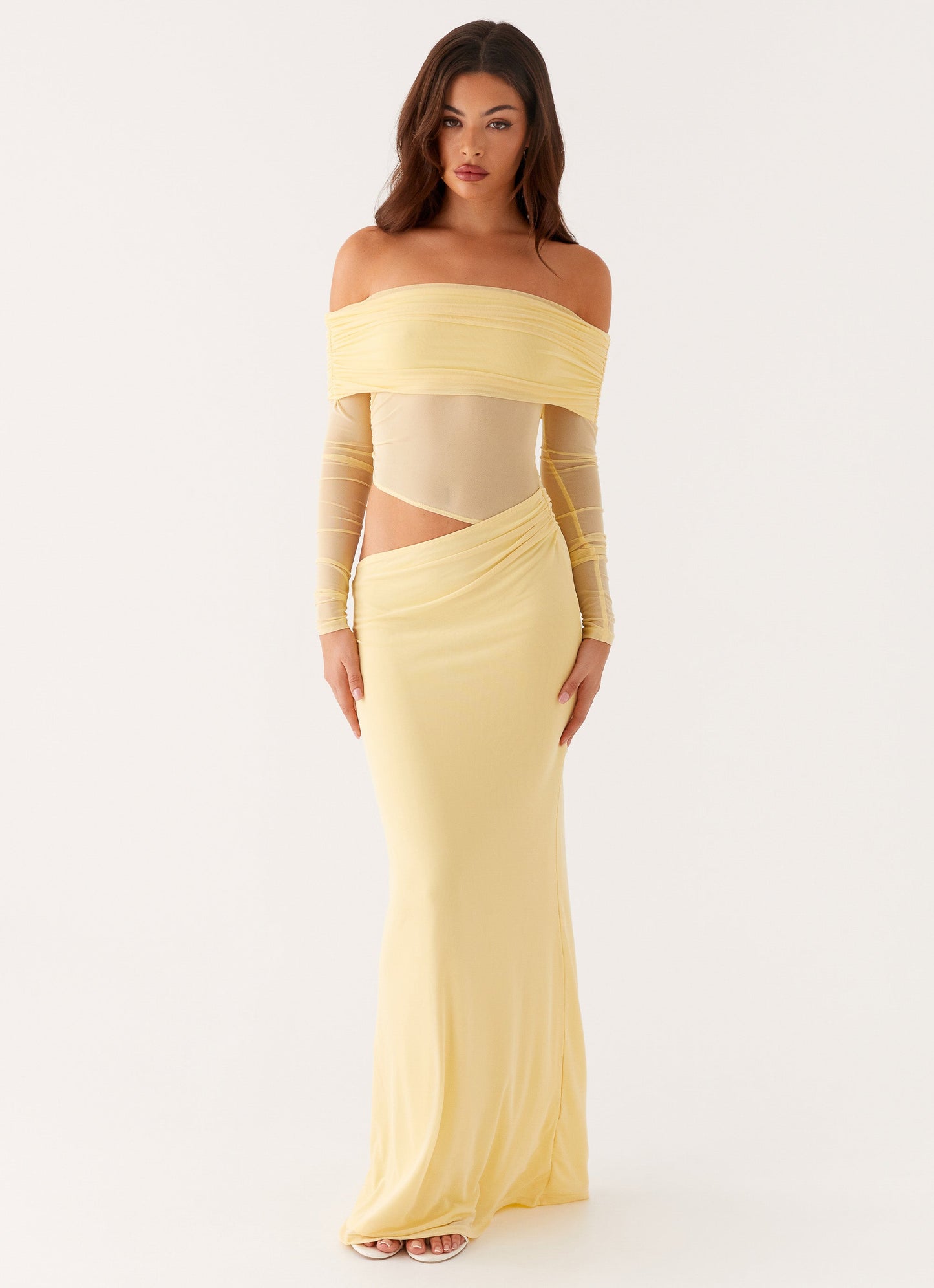 Solana Mesh Maxi Dress