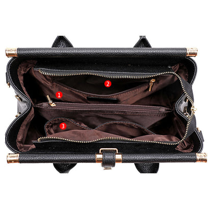 Renata Croc-Embossed Leather Handbag