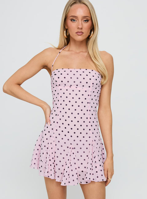 Fleurie Halter Mini Dress