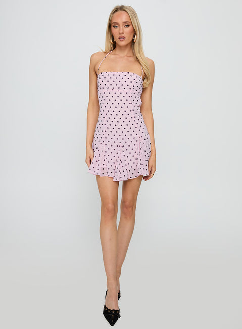 Fleurie Halter Mini Dress