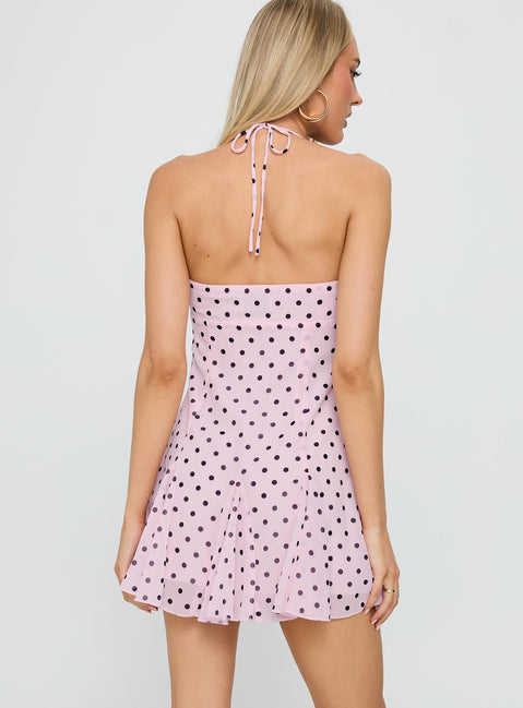 Fleurie Halter Mini Dress