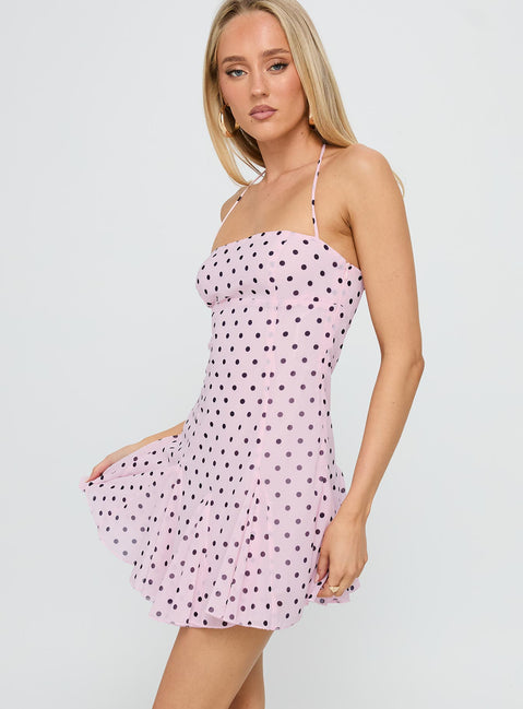 Fleurie Halter Mini Dress