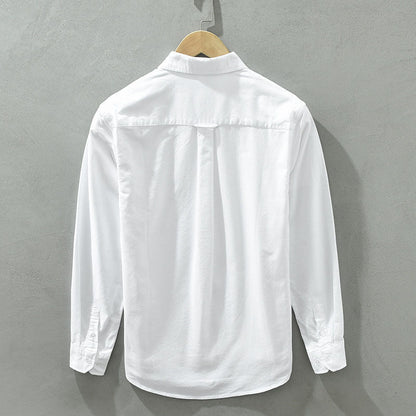 Adrien Contrast Stripe Cotton Shirt