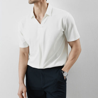 Fabio Cotton Silk Polo