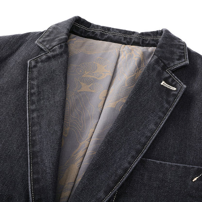 Alessio Cotton Twill Blazer