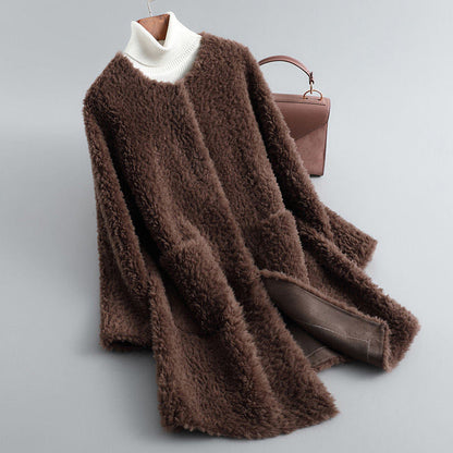 Amalia Sherpa Fleece Coat
