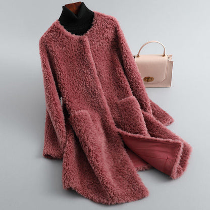 Amalia Sherpa Fleece Coat