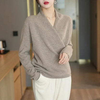 Sophia Wool V-Neck Sweater