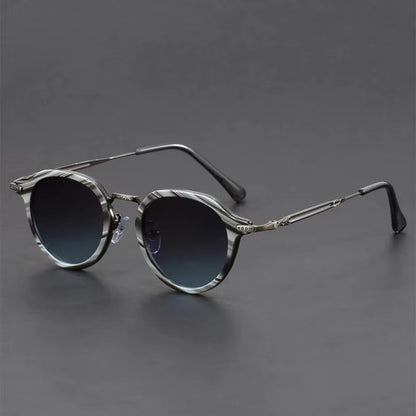 Isa Vintage Round Sunglasses