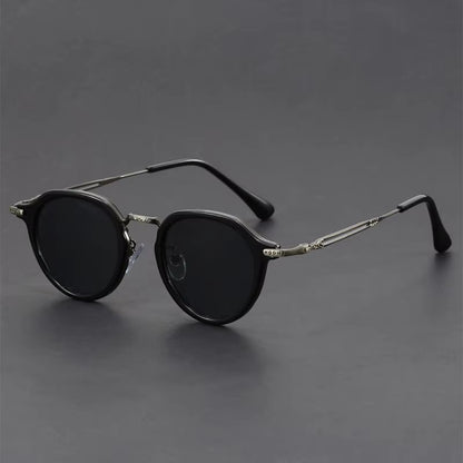 Isa Vintage Round Sunglasses