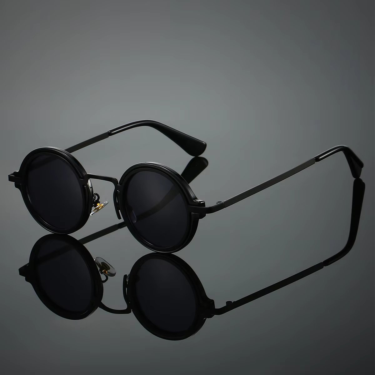 Enzo Vintage Round Sunglasses