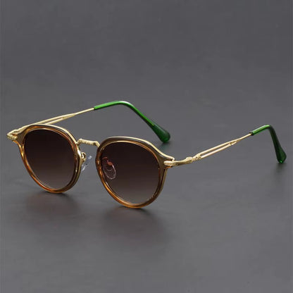 Isa Vintage Round Sunglasses