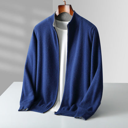 Palvani Cashmere Zip Cardigan