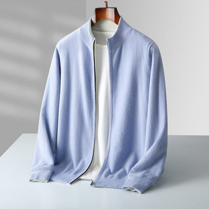 Palvani Cashmere Zip Cardigan