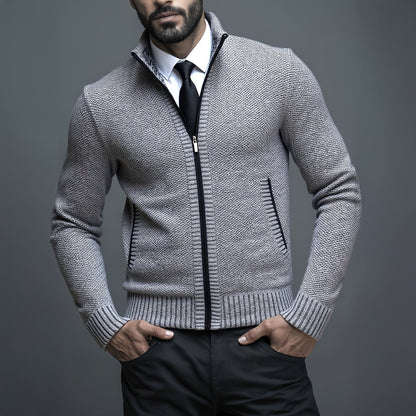 Matteo Knit Zip Sweater