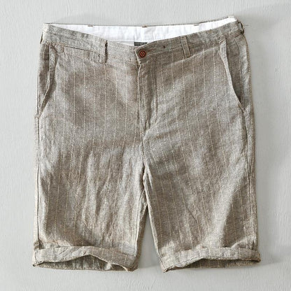 Alonso Striped Linen Shorts