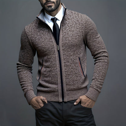 Matteo Knit Zip Sweater