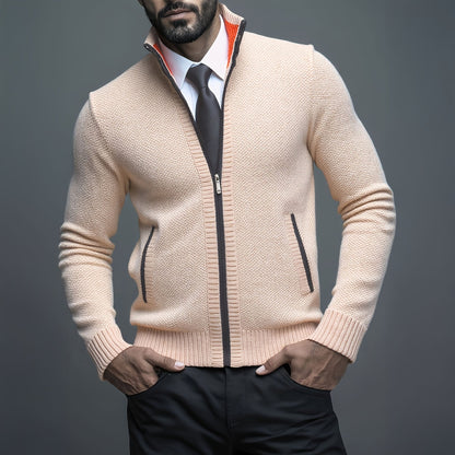 Matteo Knit Zip Sweater