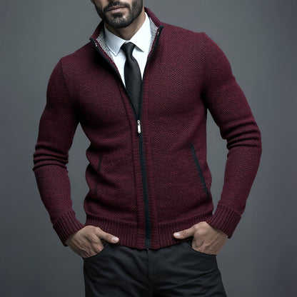 Matteo Knit Zip Sweater