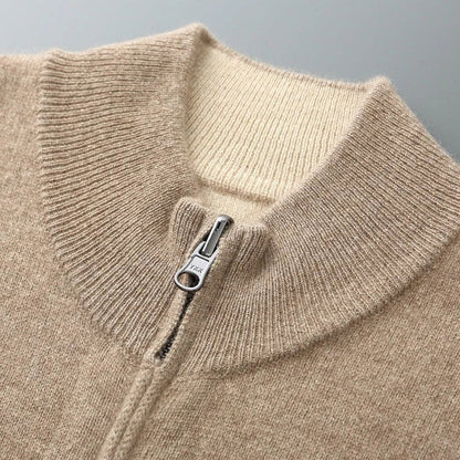 Palvani Cashmere Zip Cardigan