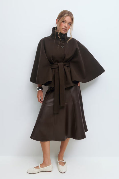 Aurelle Cape Coat