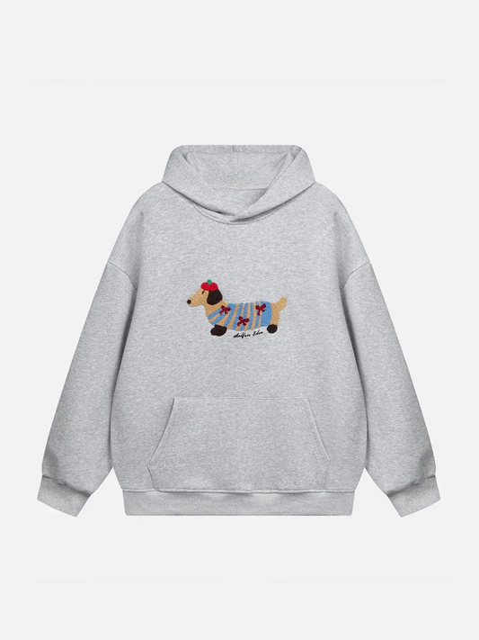 Dachshund Knit Hoodie