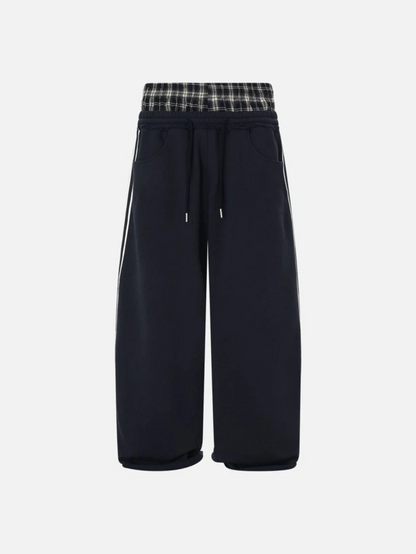 PlaidEase DoubleWaist Pants