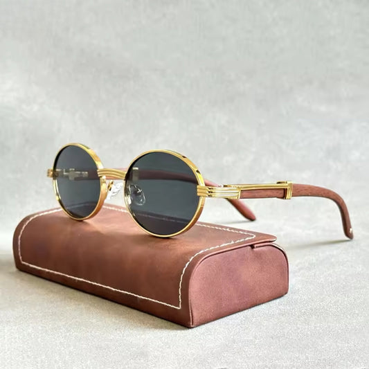 Alphonse Vintage Oval Sunglasses