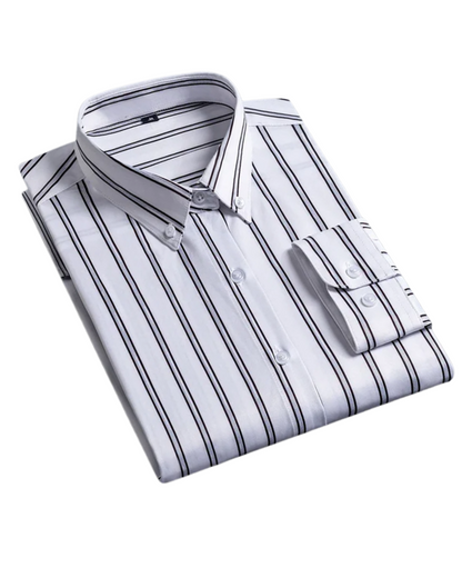 Givalli - Elegant Striped Men's Shirt