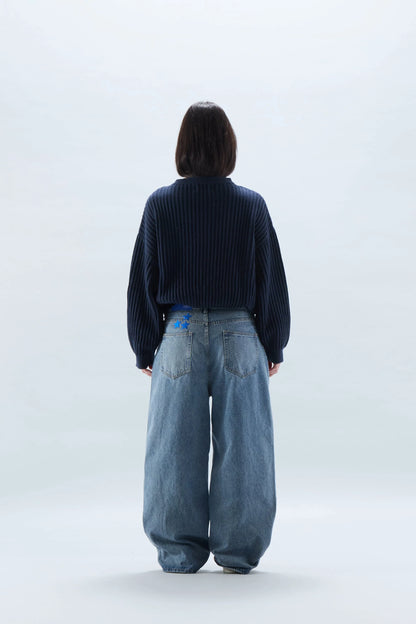 Massimo Ribbed Knit Sweater