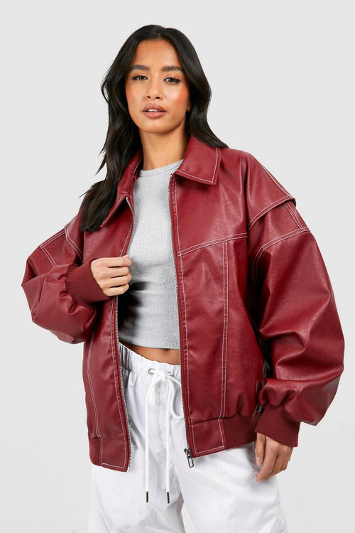 Cherry Luxe Bomber