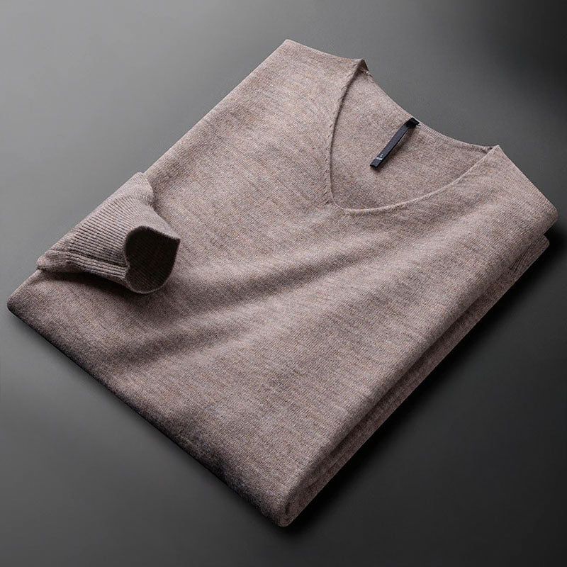 Alessio Wool-Cashmere V-Neck