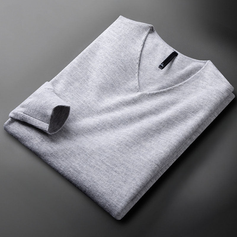 Alessio Wool-Cashmere V-Neck