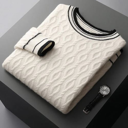 Ridgeknit Wool Sweater