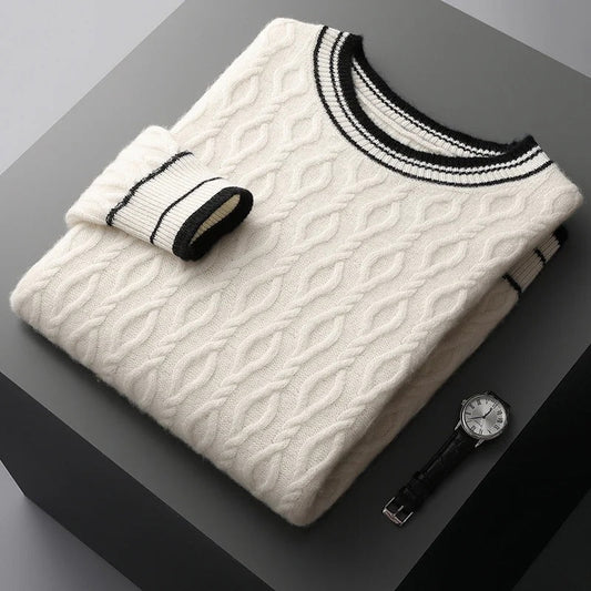 Ridgeknit Wool Sweater