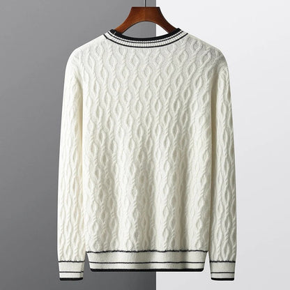 Ridgeknit Wool Sweater