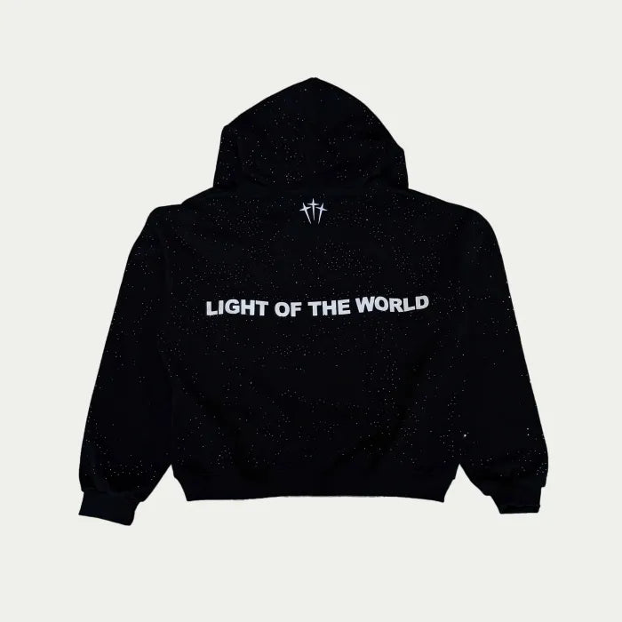 Jesus is The Light Rhinestone Hoodie