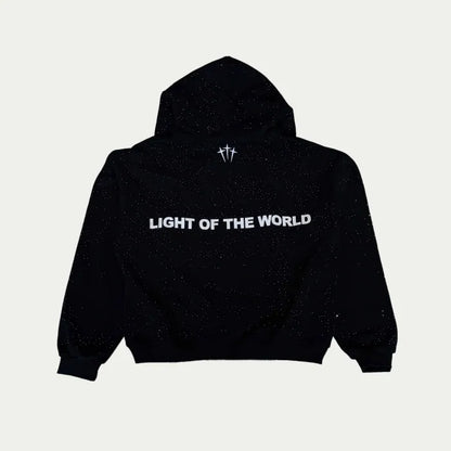 Jesus is The Light Rhinestone Hoodie