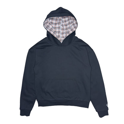 PlaidFusion Hoodie