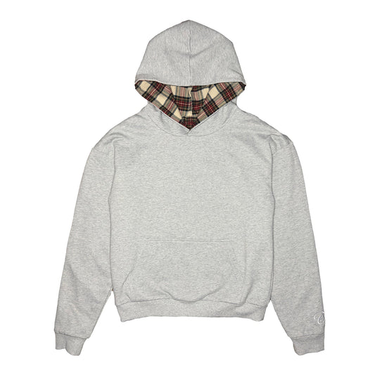 PlaidFusion Hoodie